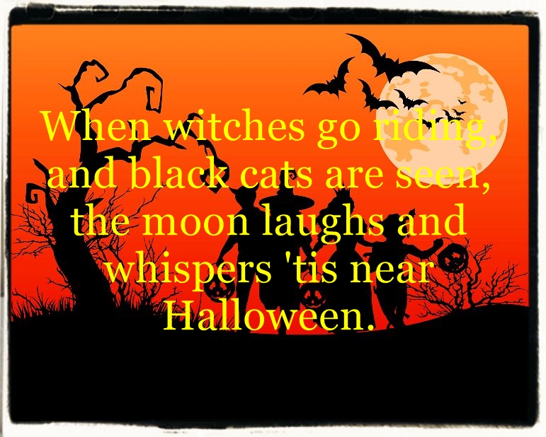 Halloween thoughts and poems