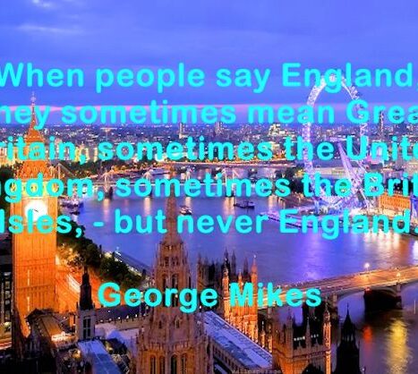 Quotes and aphorisms about England