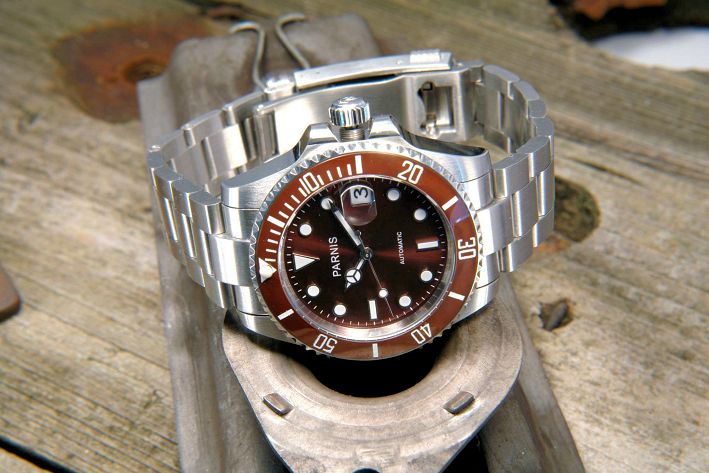 Parnis Brand Gmt Mechanical Watch