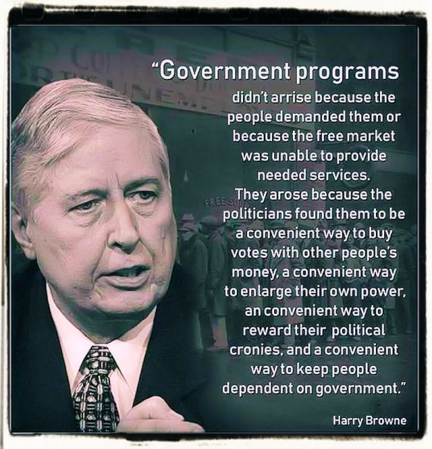 Harry Browne quote on government