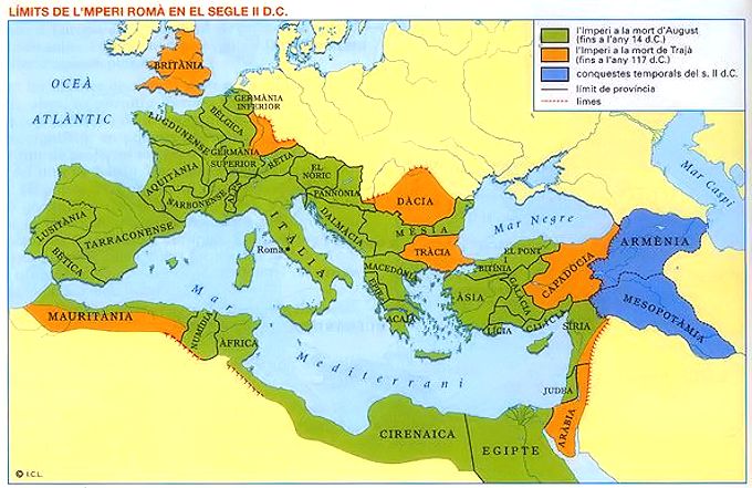 The ancient Roman Empire