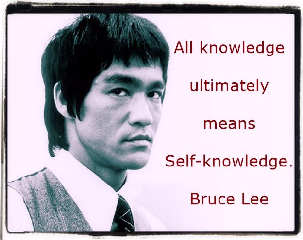 Bruce Lee quote on self-knowledge