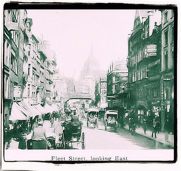 Fleet Street London at Dickens time