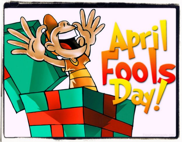 All fools day first of April