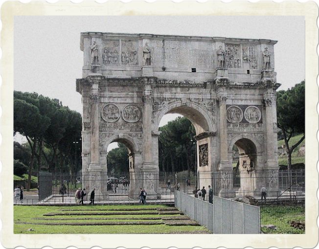 Roman architecture Arch of Constantine