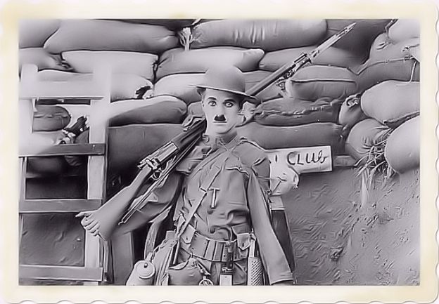 Charlie Chaplin against war