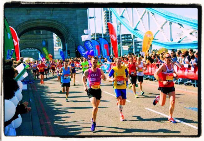 London marathon athletes