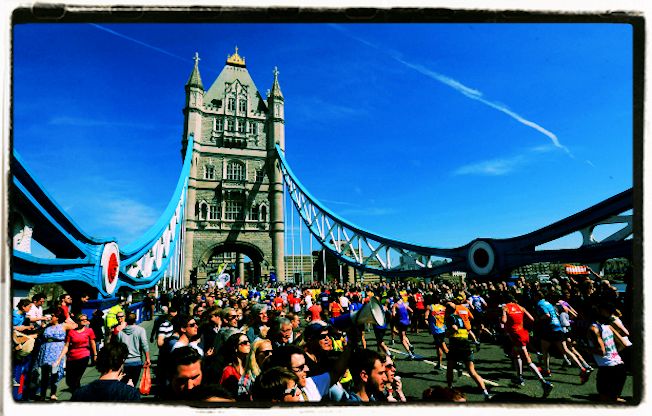 London marathon race