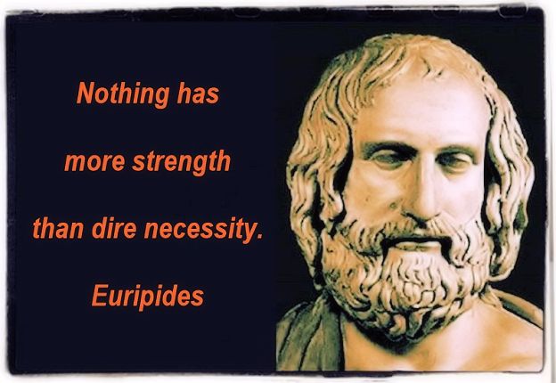 Euripides quote on necessity