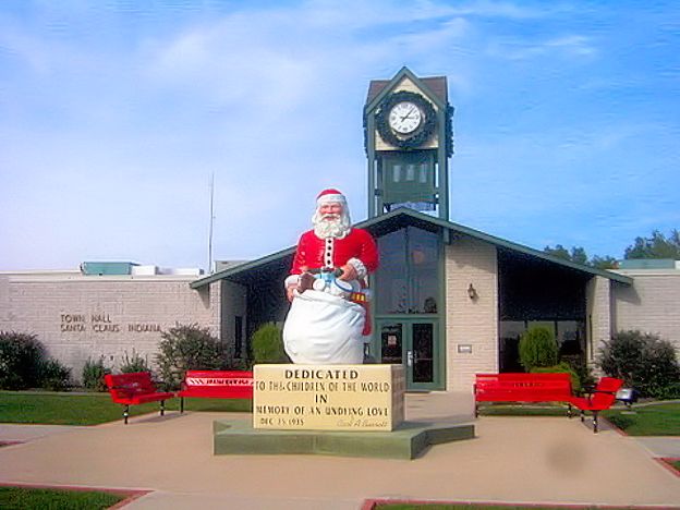 Santa Claus town history