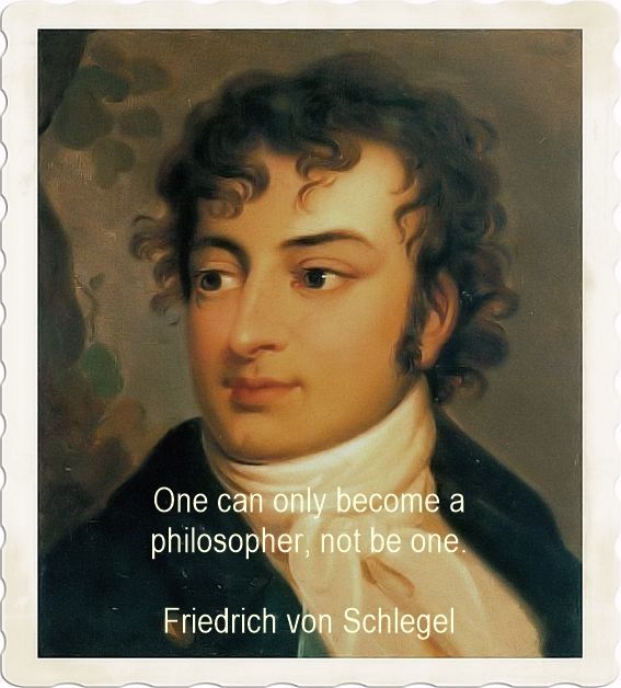 Friedrich Schlegel on philophers