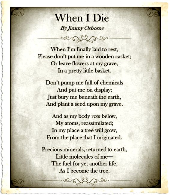 When I die 