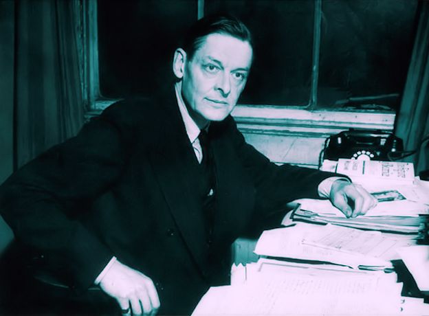 T.S. Eliot at work