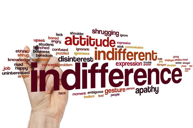 Aphorisms on indifference