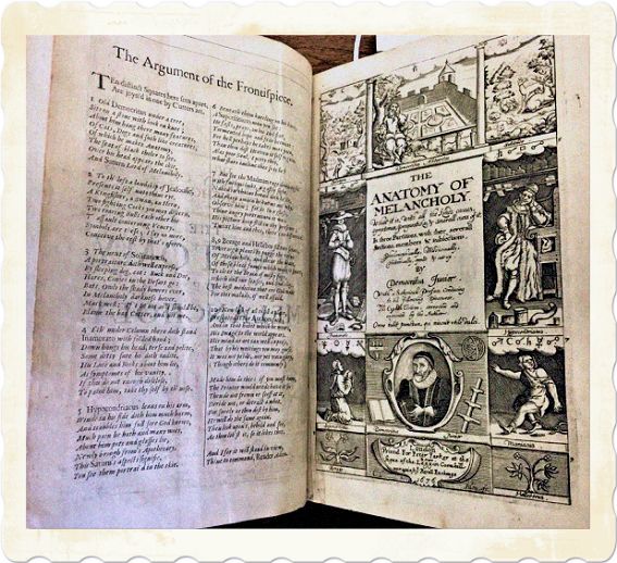 The anatomy of melancholy first edition 1621